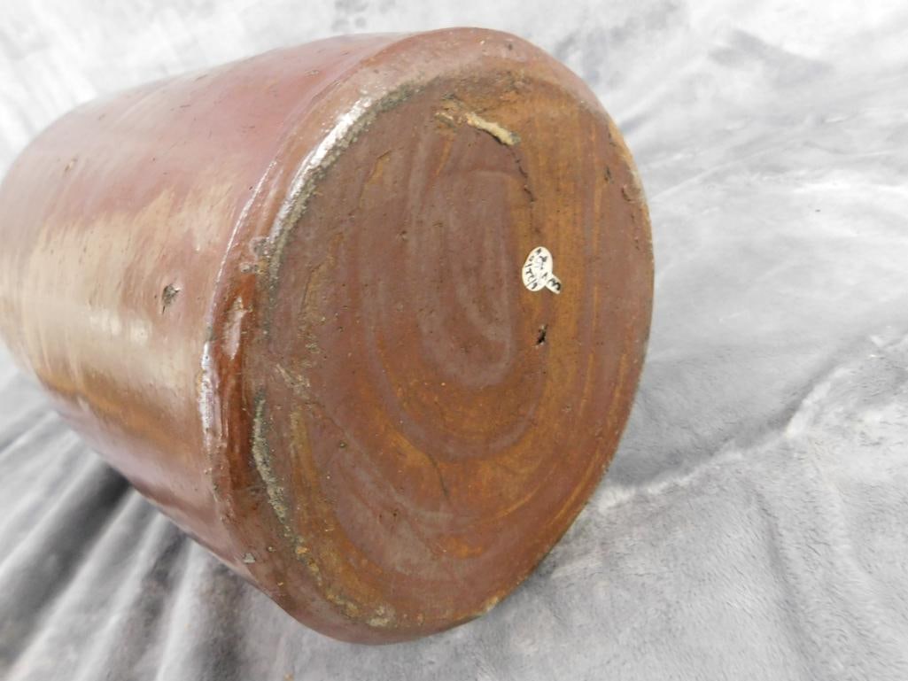 Pottery Jug - 1 Gallon - Unsigned - Chip on Lip - 12" x 7" - 7