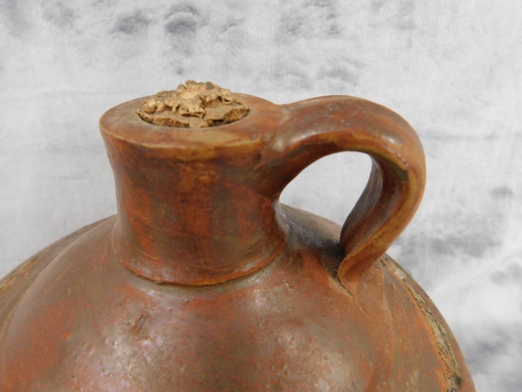 Pottery Jug - Half Gallon - Unsigned - 9" x 6" - 5
