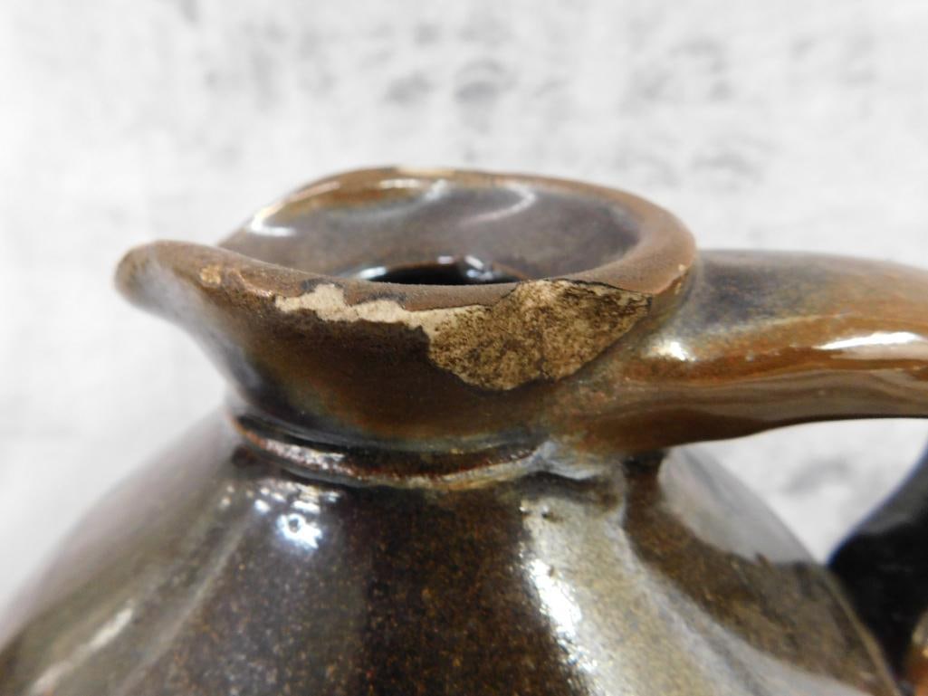 Pottery Jug - 1 Gallon - Unsigned - Chip on Lip - 9" x 8" - 3