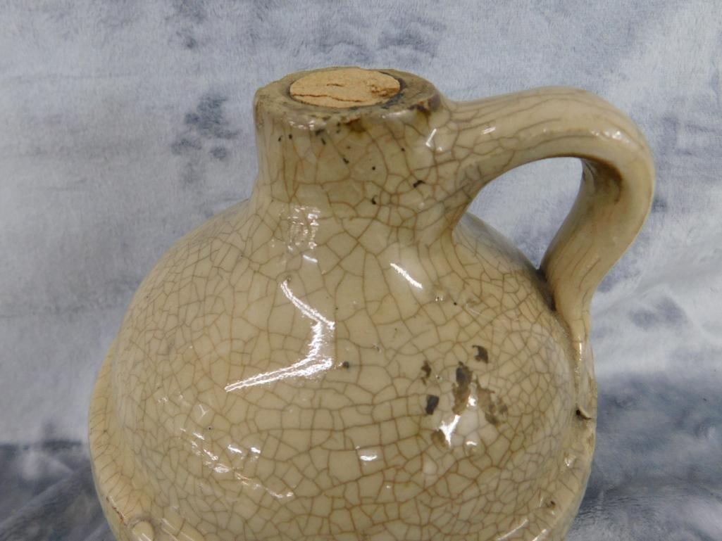 Pottery Jug - Half Gallon - Unsigned - Chip on Base - 9" x 6" - 2