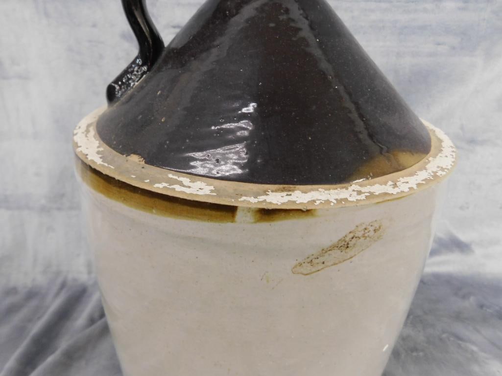 Pottery Jug - 2 Gallon - Unsigned - 13.5" x 9" - 5