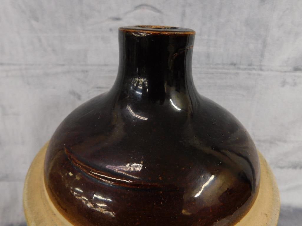 Pottery Jug - 3 Gallon - Unsigned - 16" x 9.5" - 3