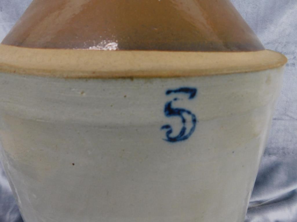 Pottery Jug - 5 Gallon - Unsigned - 20" x 11" - 2