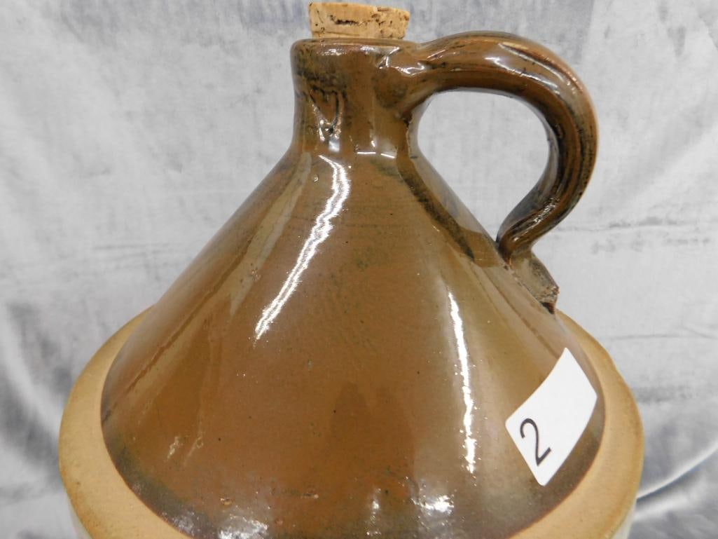 Pottery Jug - 5 Gallon - Unsigned - 20" x 11" - 8
