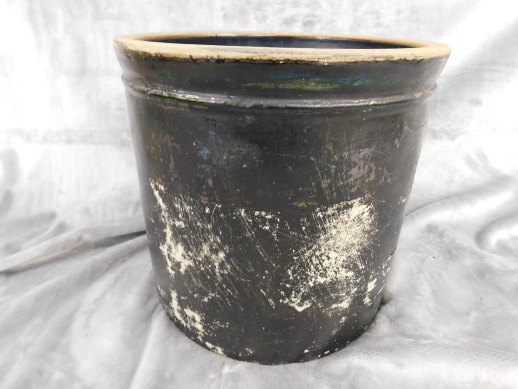 Pottery Crock - 2 Gallon - 9" x 9.5" - 4