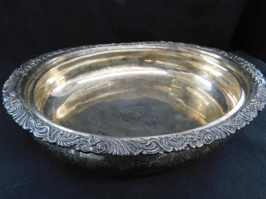 Sterling Silver - Gorham Covered Serving Dish - 4.5" x 9" x 6.75" - 897 Grams - 3
