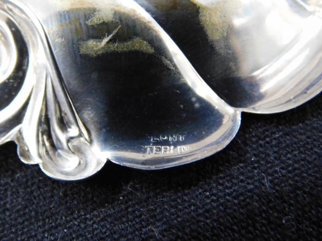Sterling Silver - 5 Lunt Shell Nut / Candy Dishes - 2" x 3.75" - 86 Grams - 4