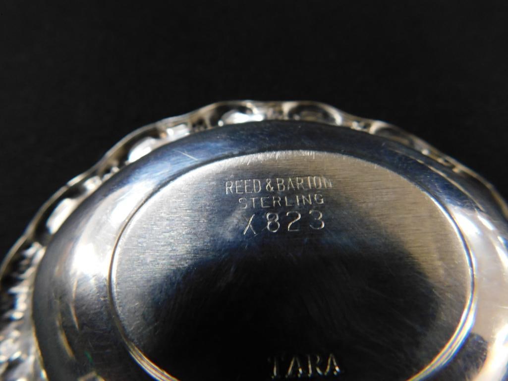 Sterling Silver - Reed and Barton - Tara - 2 Nut / Candy Dishes 3.75" x 2.25" - 34 Grams - 5