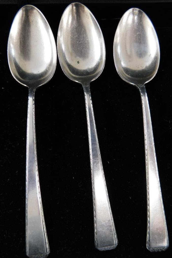 Sterling Silver - 3 Teaspoons - 5 7/8" - 79 Grams (1 of 6)