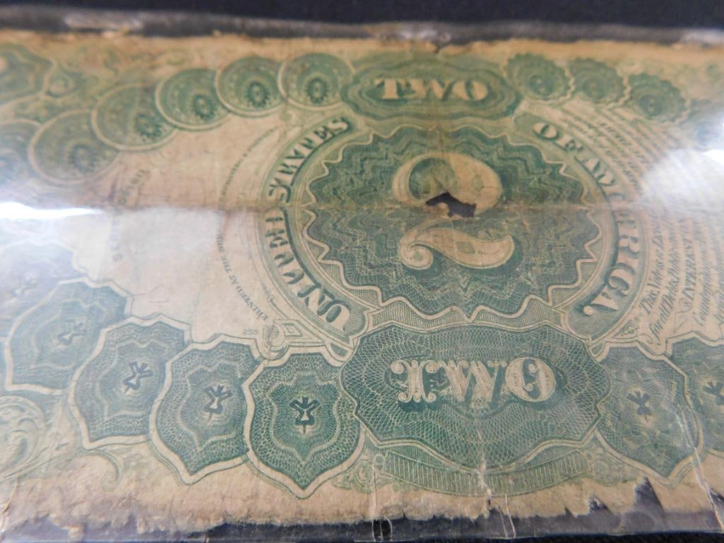 1917 US Currency $2 Bill - 9