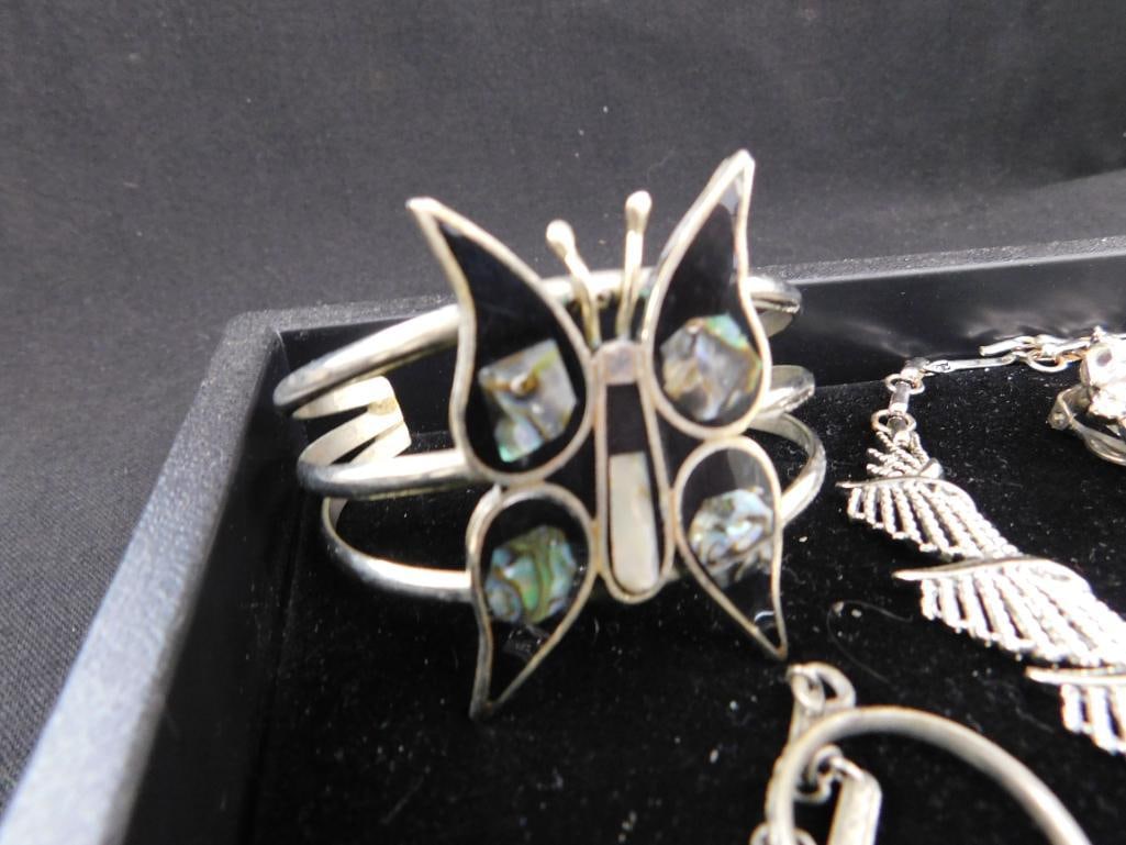 Tray Lot of Misc. Costume Jewelry with Compact - 2
