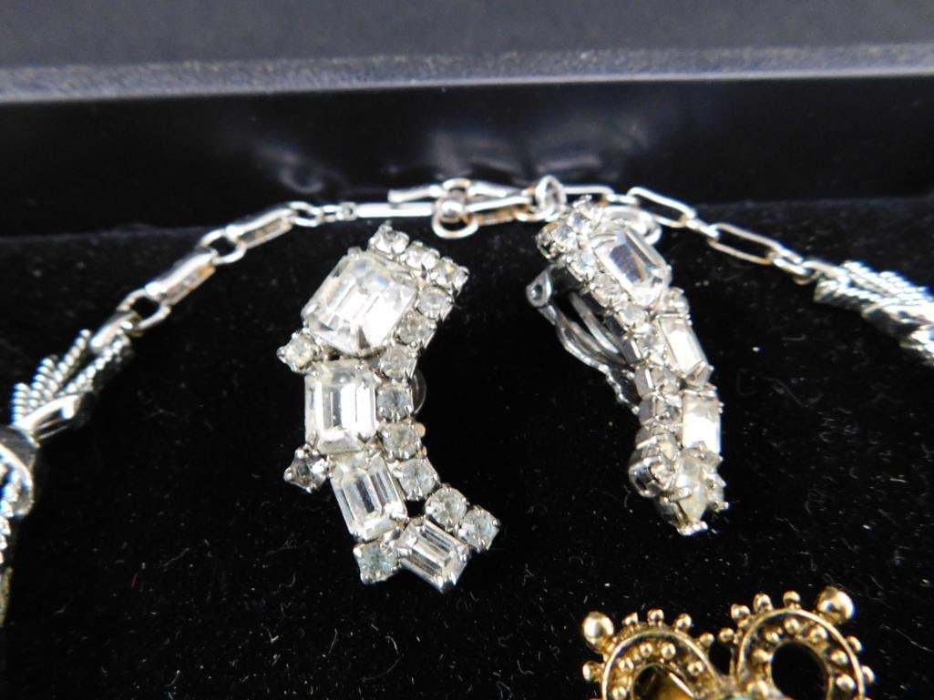 Tray Lot of Misc. Costume Jewelry with Compact - 3