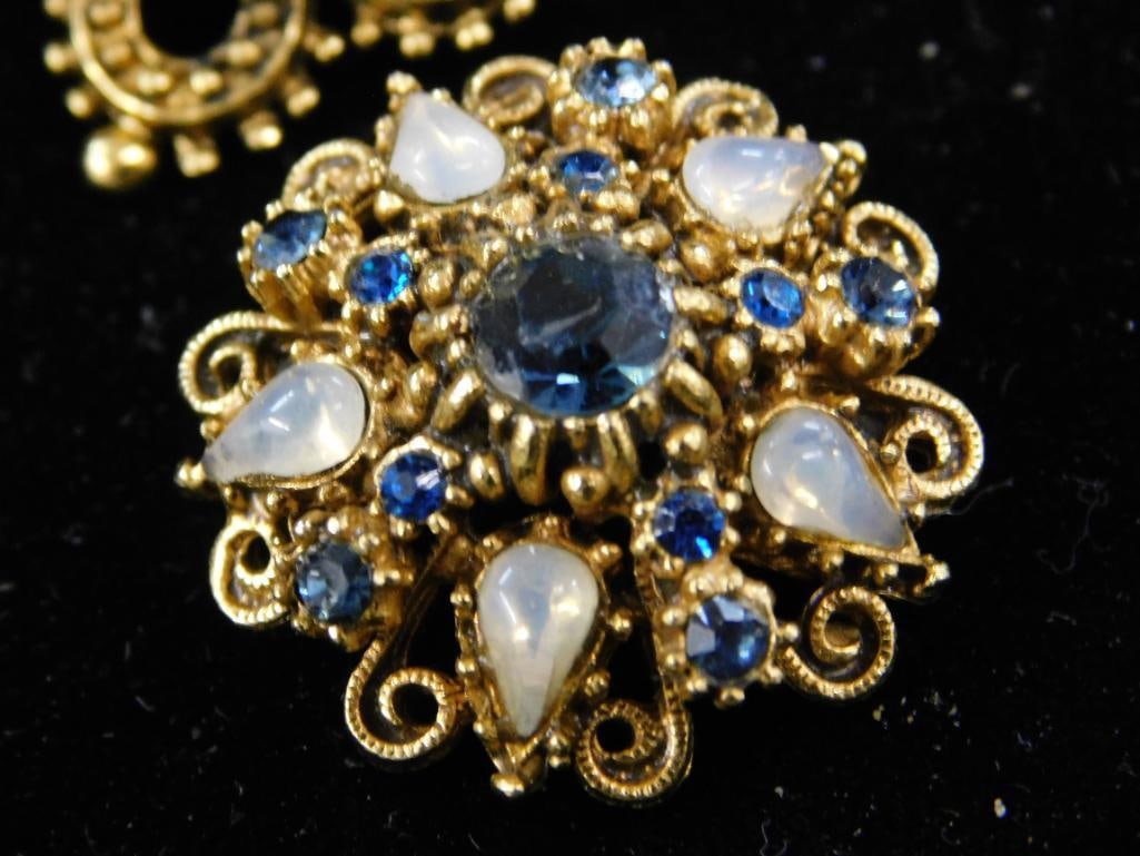 Tray Lot of Misc. Costume Jewelry with Compact - 5