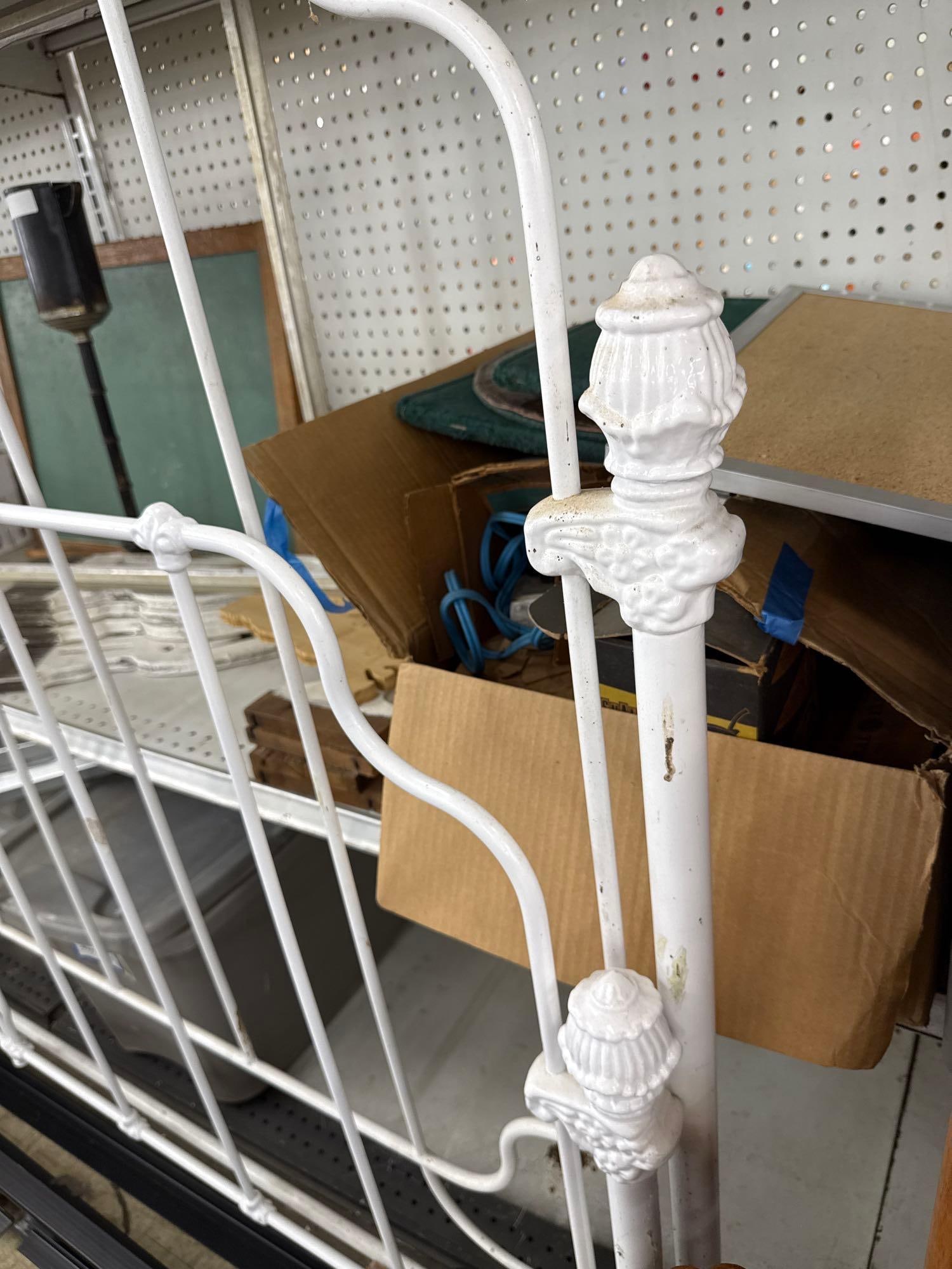 King size wrought iron bed frame - 3