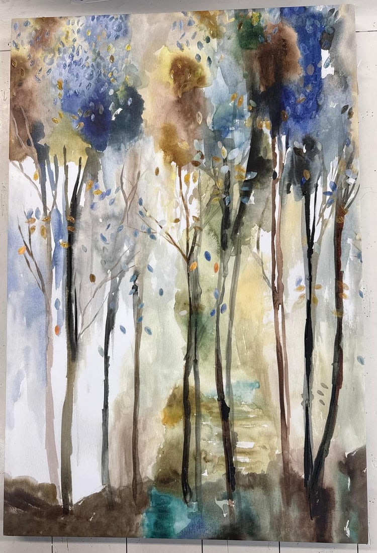 acrylic painting: 36" x 24"