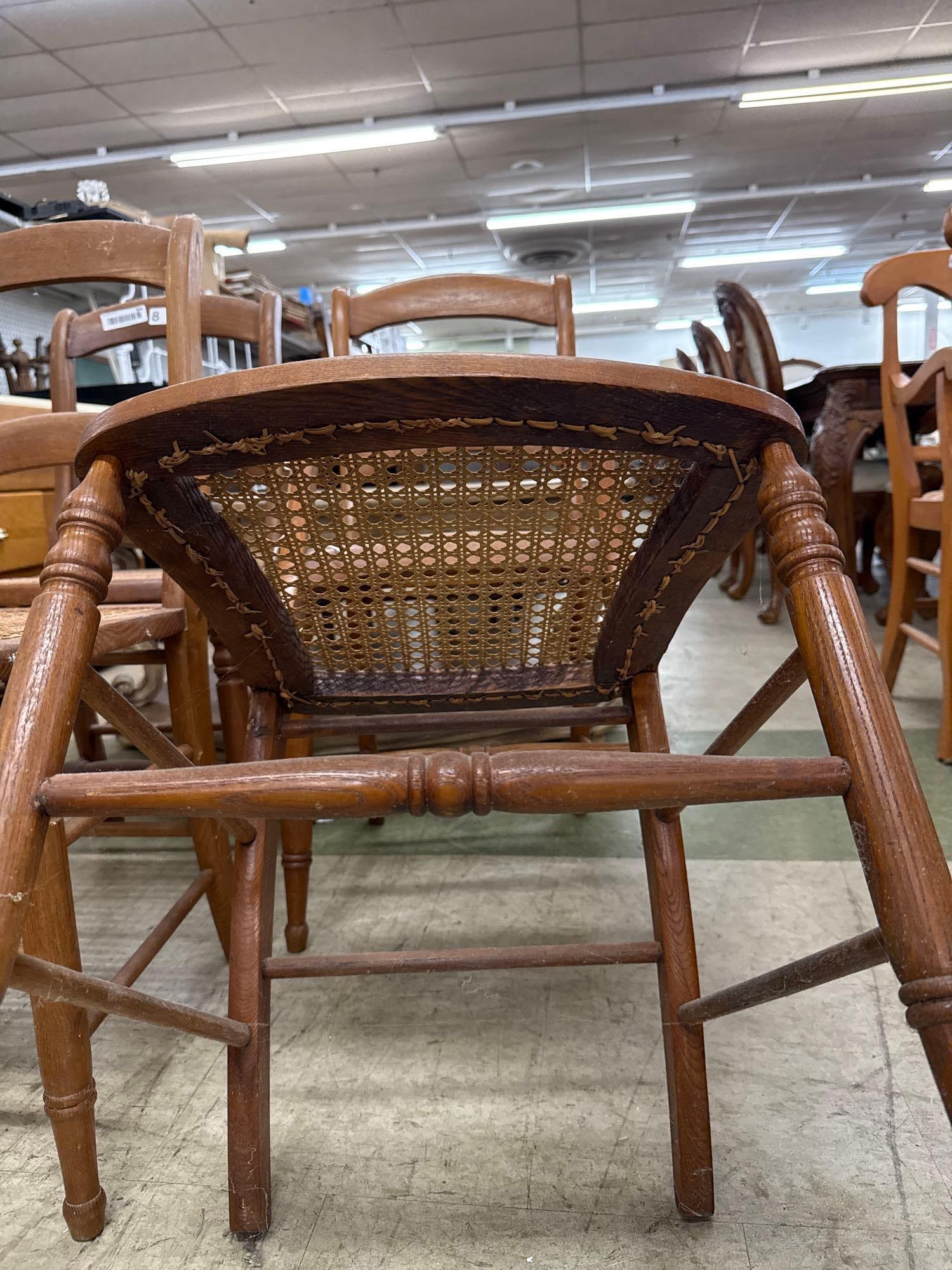 lot of four Victorian style chairs - 3