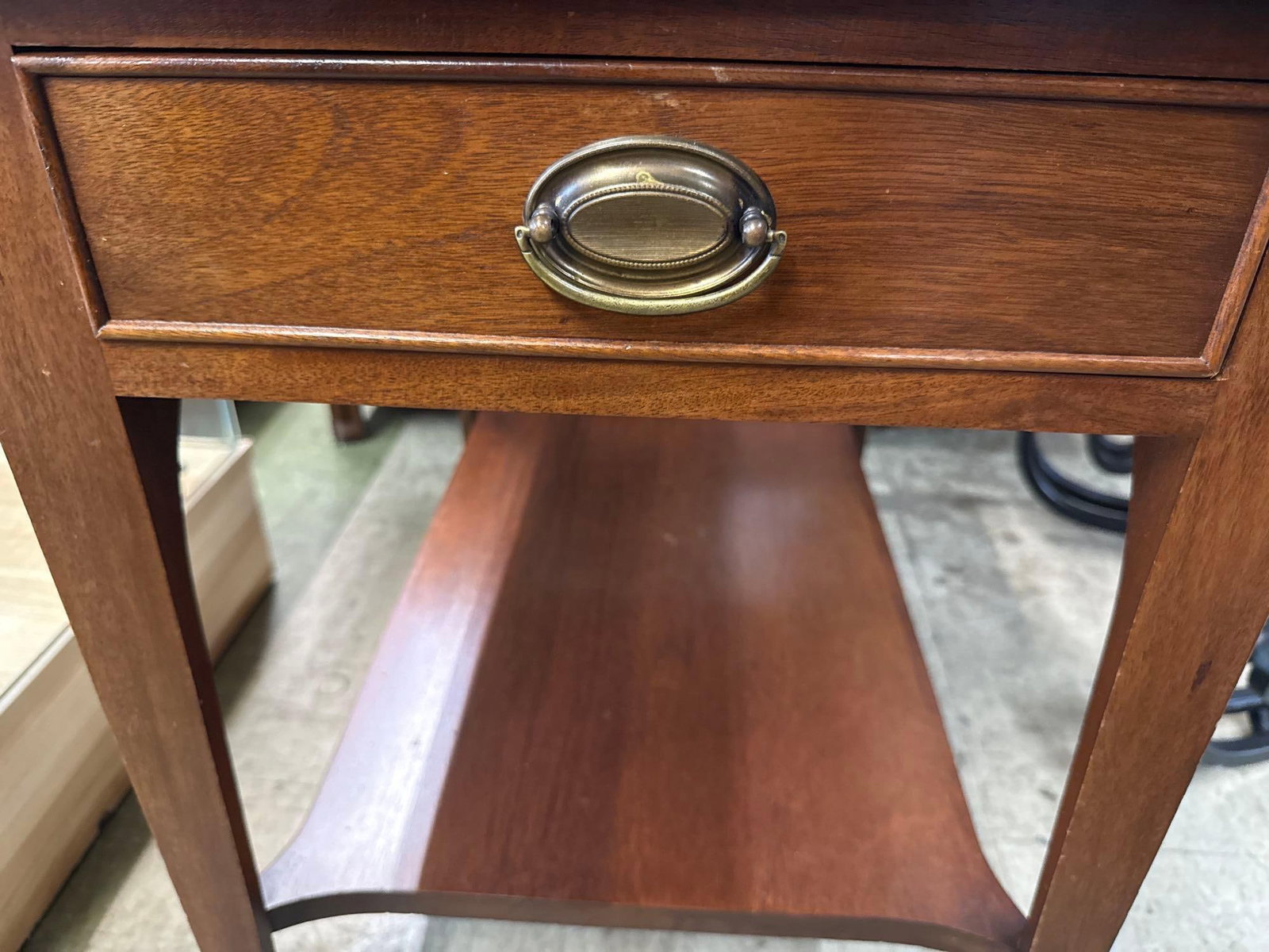 Mahogany end table - 3