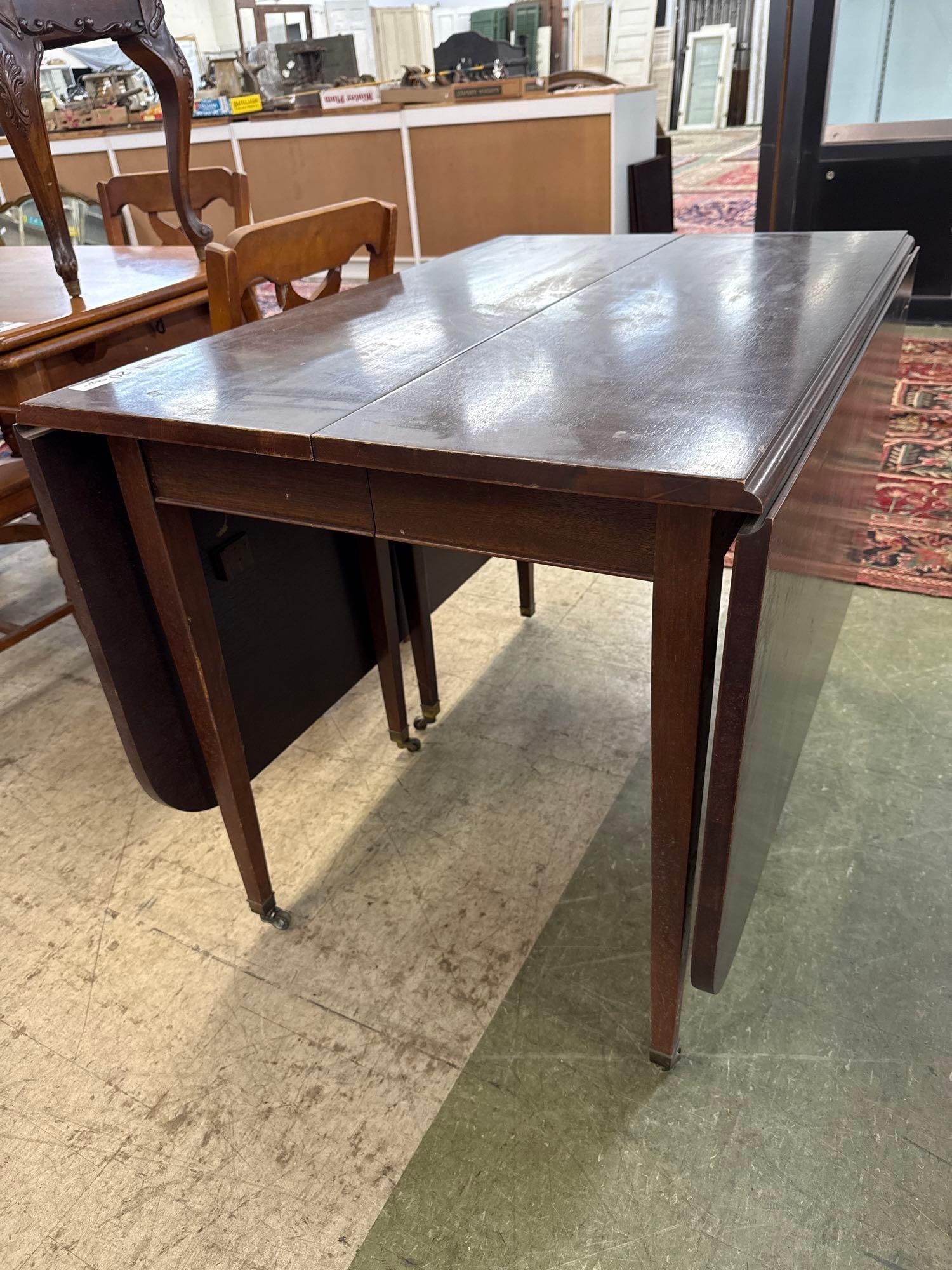 Mahogany Drop leaf table - 2