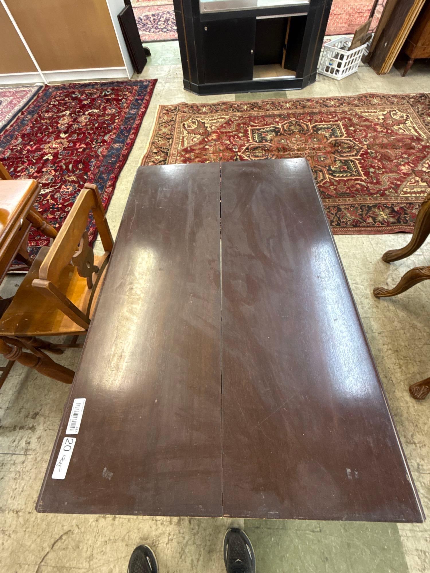 Mahogany Drop leaf table - 3
