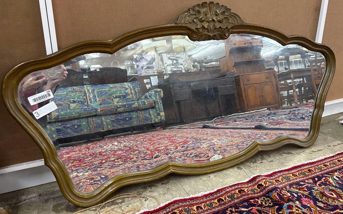 vintage bevel edged mirror (1 of 4)
