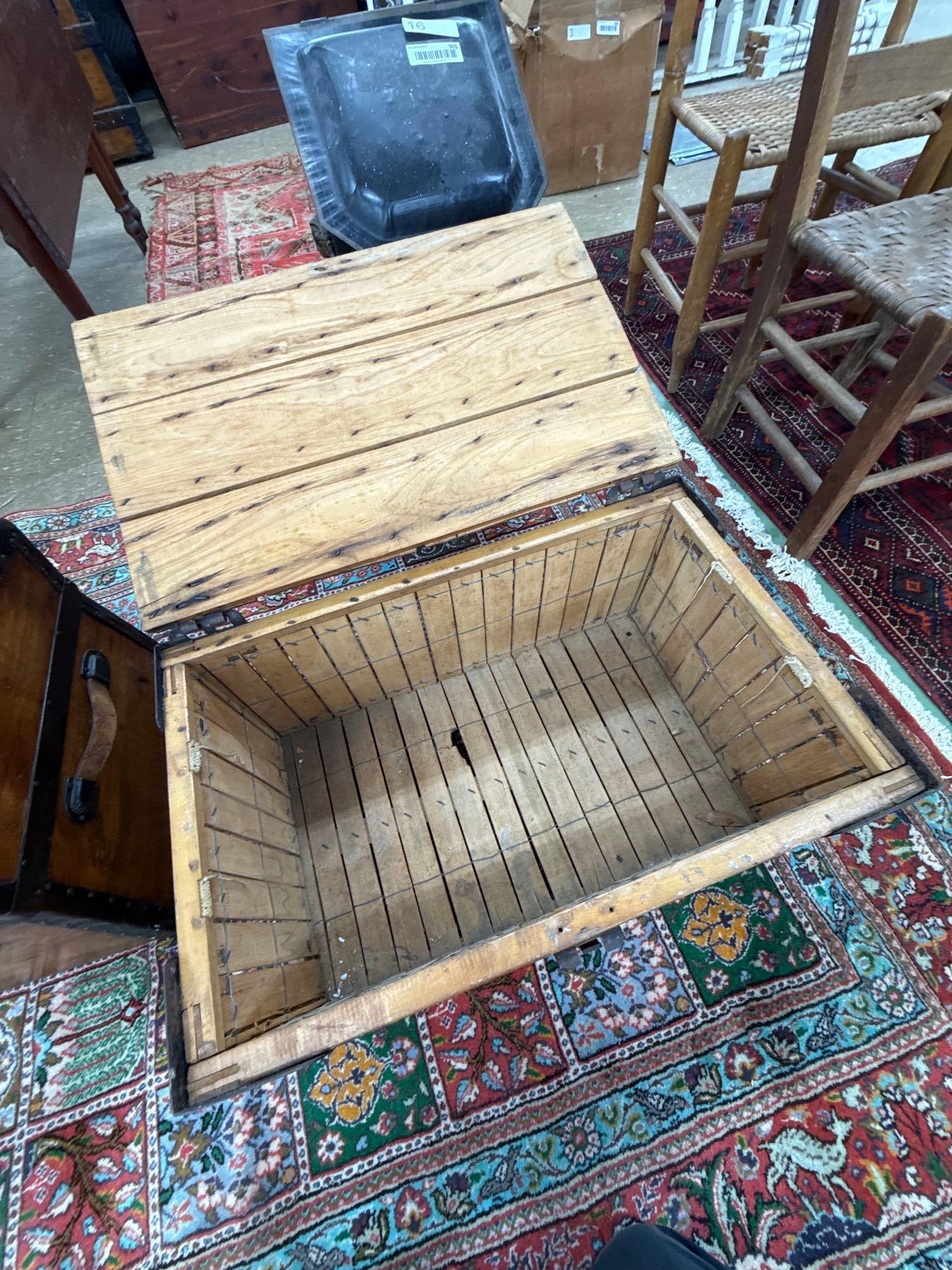 vintage wooden locker - 2