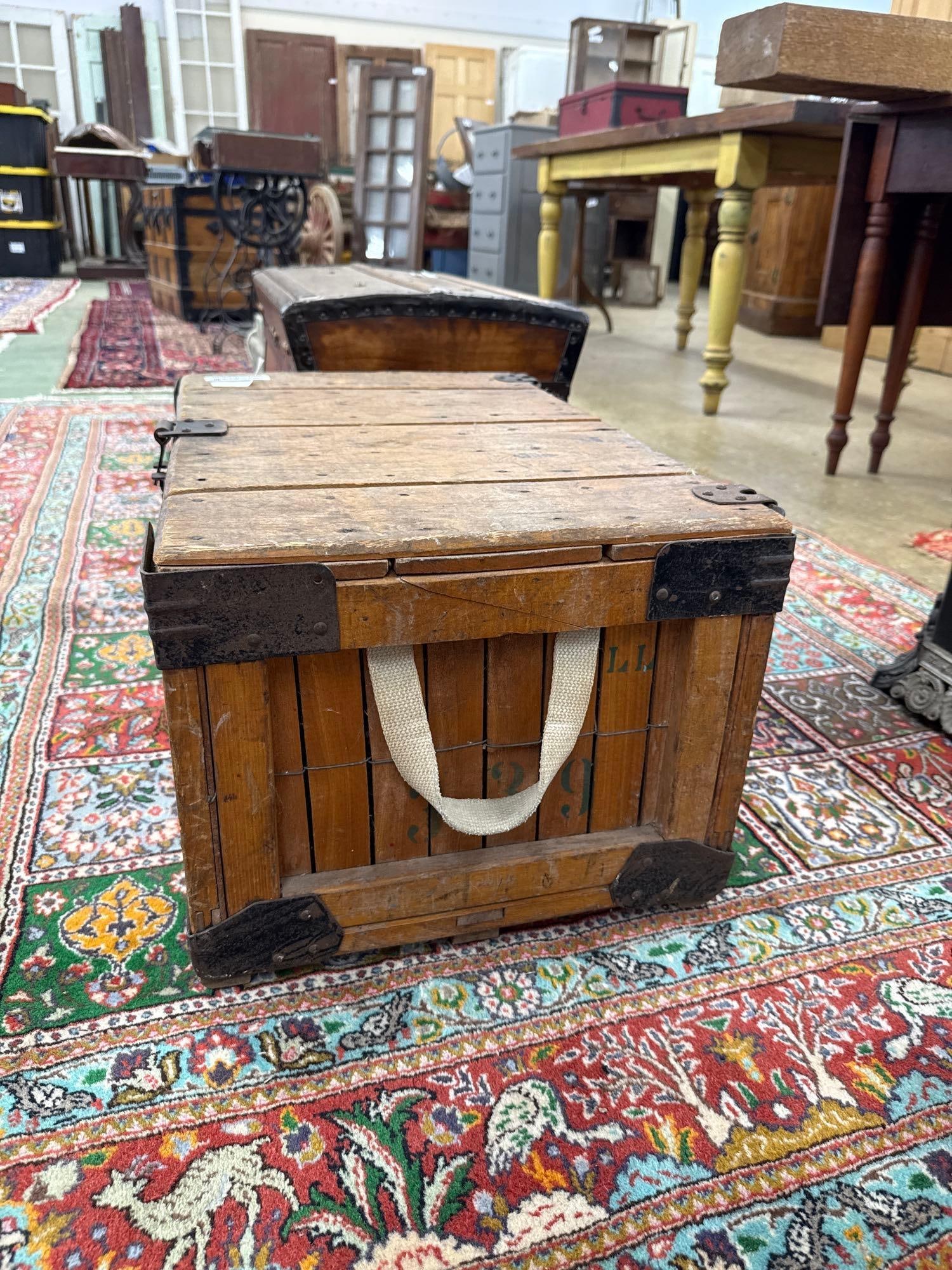 vintage wooden locker - 3