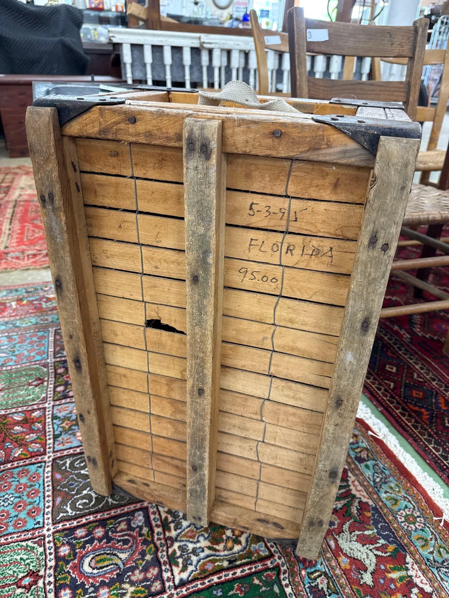 vintage wooden locker - 4