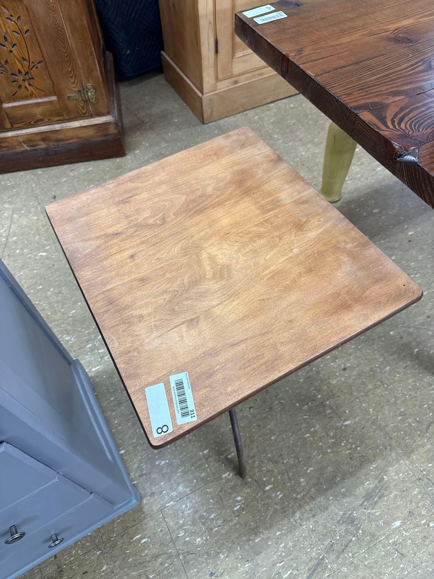 shaker workshop three legged table - 2