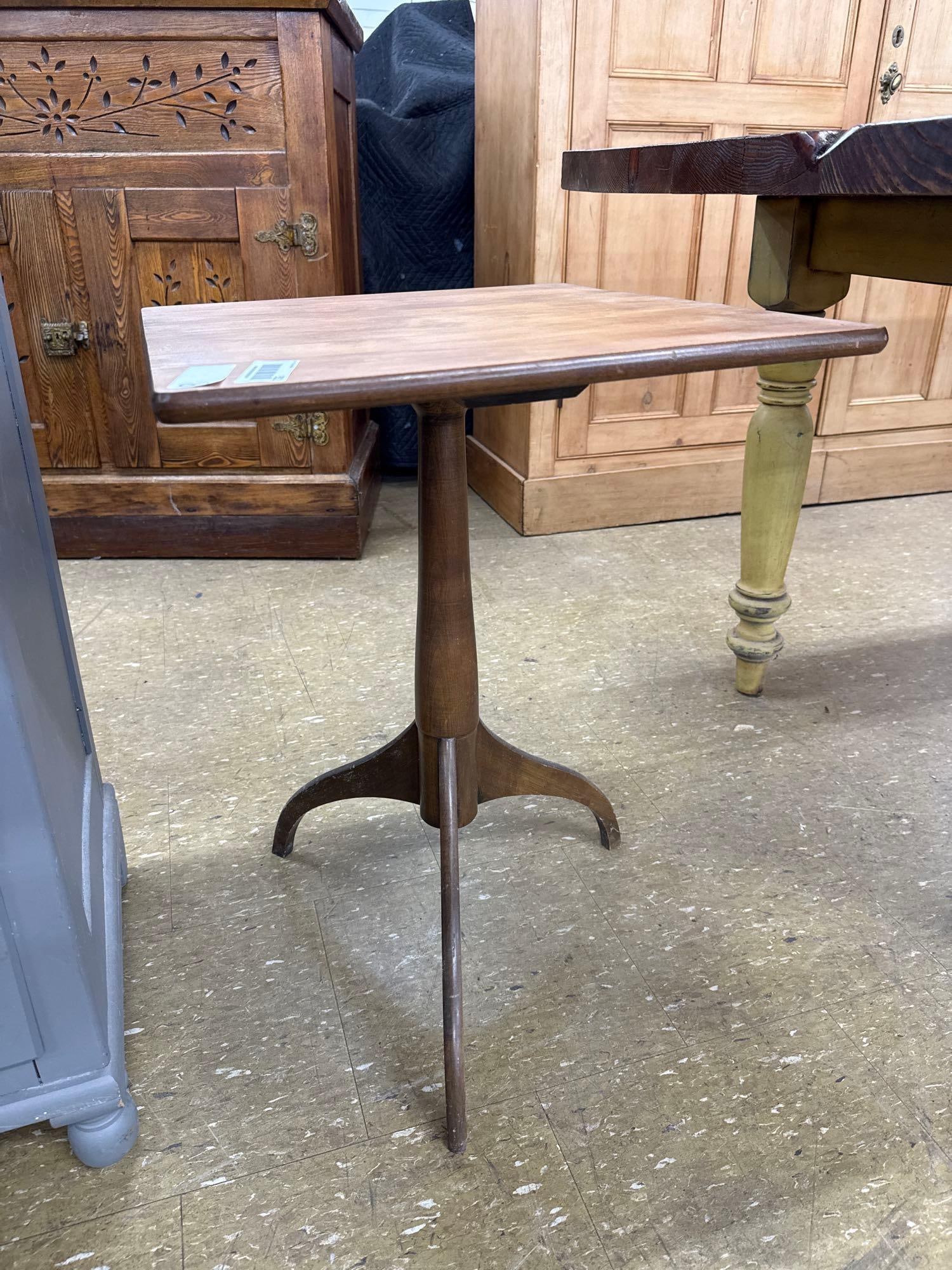 shaker workshop three legged table - 3