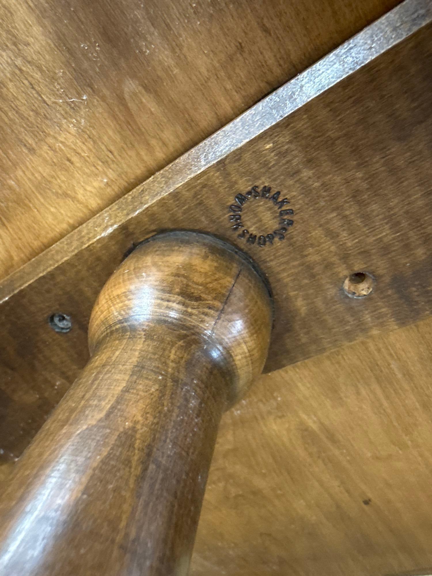 shaker workshop three legged table - 4