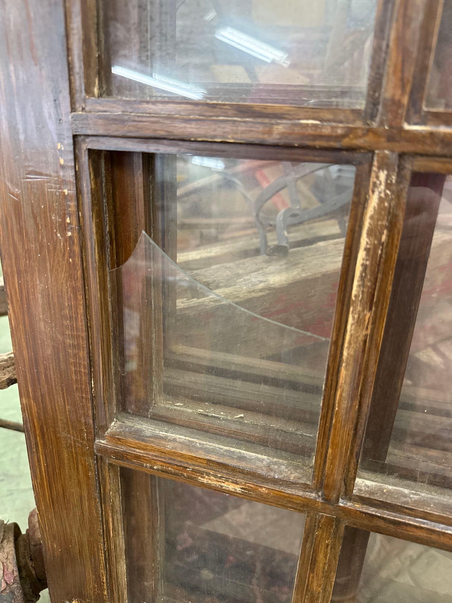 lot of four glass paned doors - 2