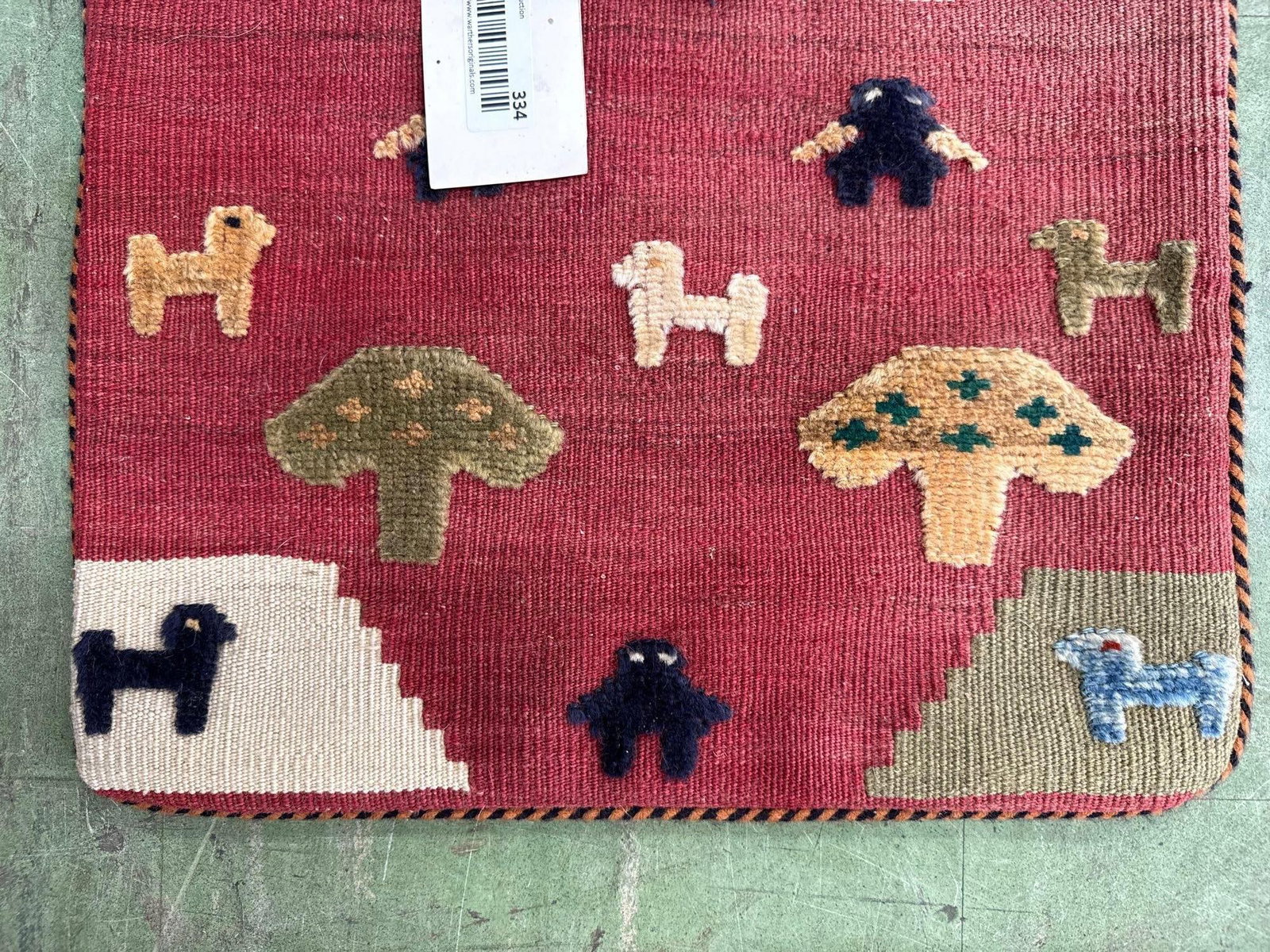 pillow cover/area rug 17" x 17" - 3