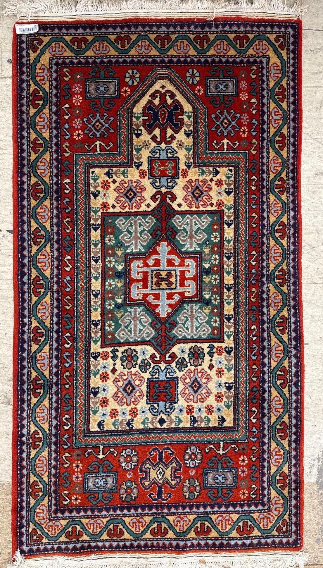 prayer Rug - 2'11" X 5'10": Wool,