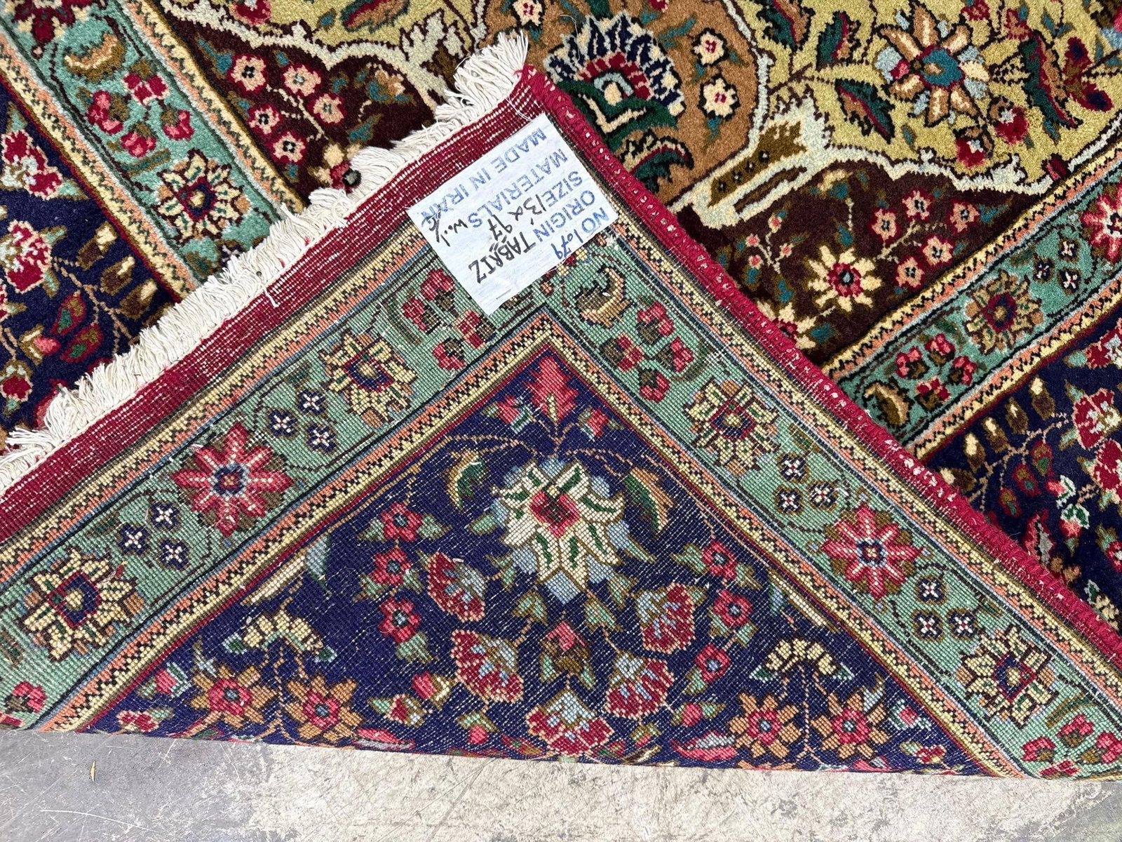 room size rug - 9'10" X 13" - 8