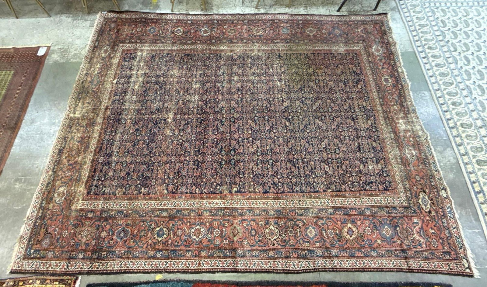room size rug - 10'7" x 13'4": See Photos For Condition and Details