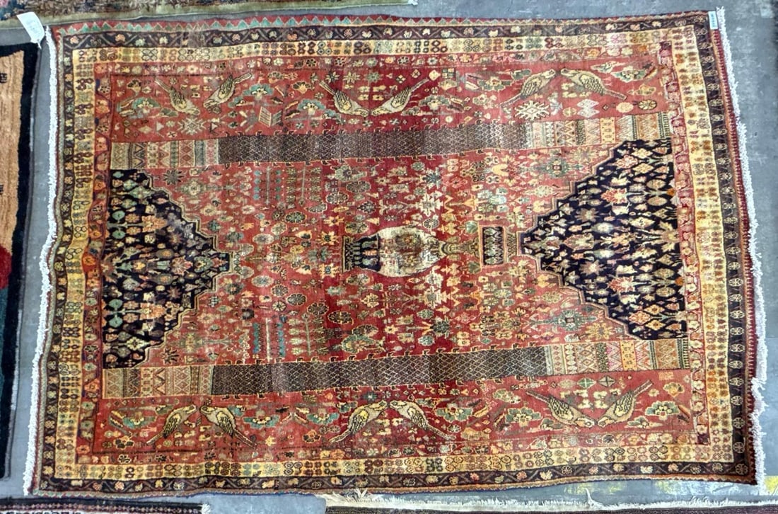 Area size rug - 5'9" x 8'3": Wool made in Iran