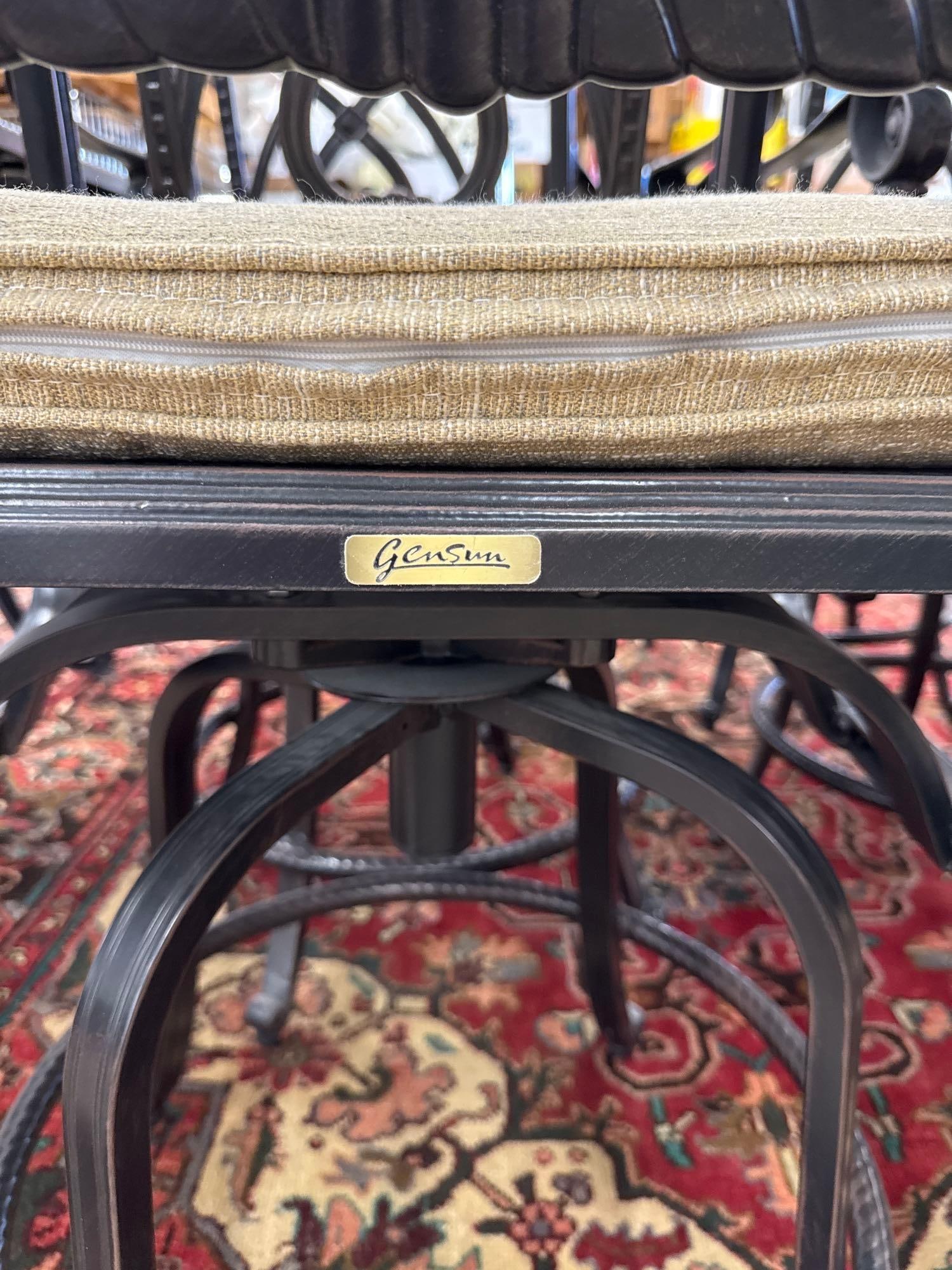 set of patio table and six chairs - 5