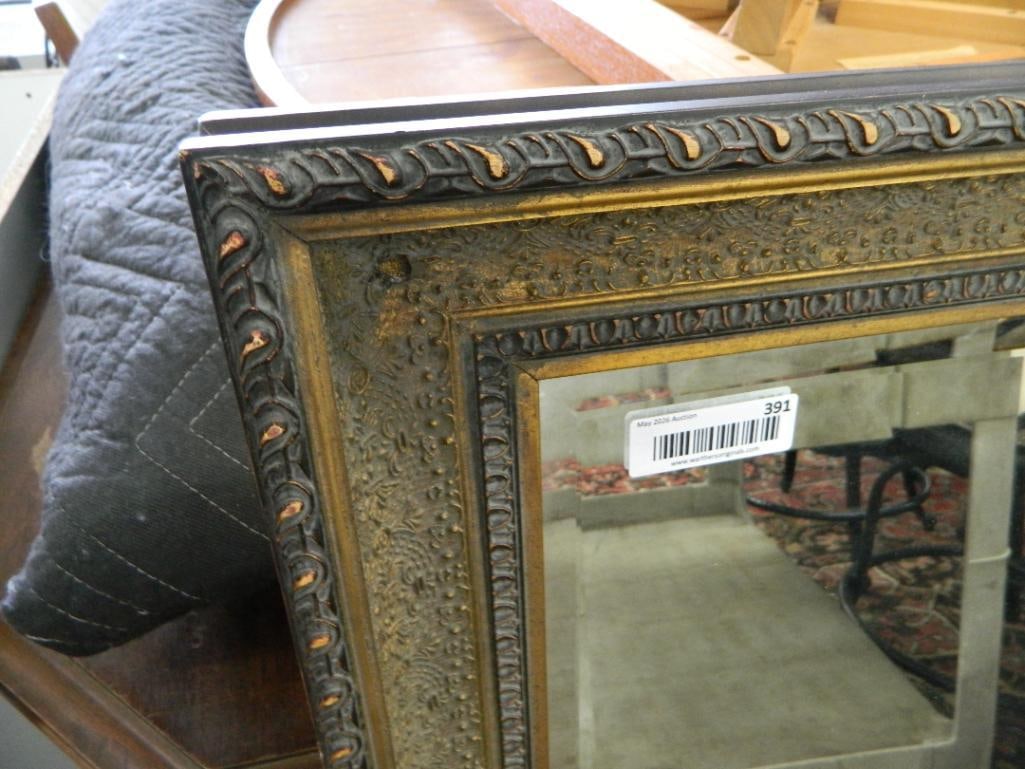 gilded Frame Beveled Mirror - 2