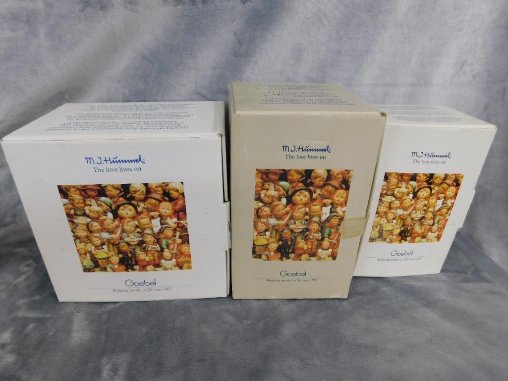 Goebel - M.I. Hummel - 3 Pieces - #774 "Feathered Friends" - #829 "Signs of Spring" - 14