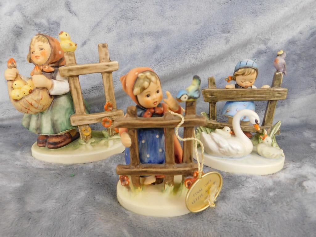 Goebel - M.I. Hummel - 3 Pieces - #774 "Feathered Friends" - #829 "Signs of Spring" - 17