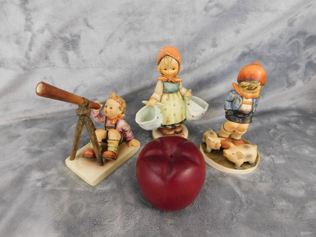 Goebel - M.I. Hummel - 3 Pieces - #935 "Farm Boy" - #888 "Star Gazer" - 12