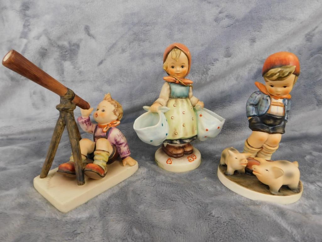 Goebel - M.I. Hummel - 3 Pieces - #935 "Farm Boy" - #888 "Star Gazer" - 13