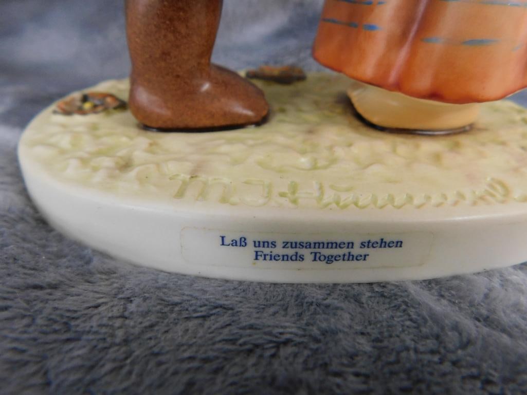 Goebel - M.I. Hummel - 2 Pieces - 1980 "The Love Lives On" - #102 Unicef "Friends Together" - 4