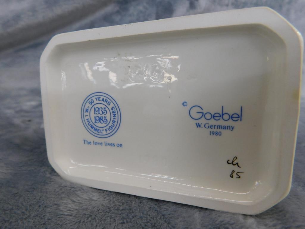Goebel - M.I. Hummel - 2 Pieces - 1980 "The Love Lives On" - #102 Unicef "Friends Together" - 8