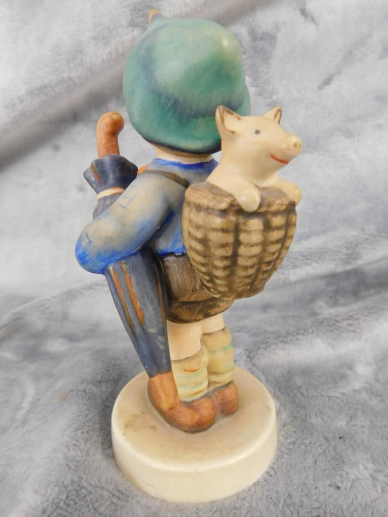 Goebel - M.I. Hummel - 4 Pieces - #822 "School Boy" - #198 "Home From Market" - 13