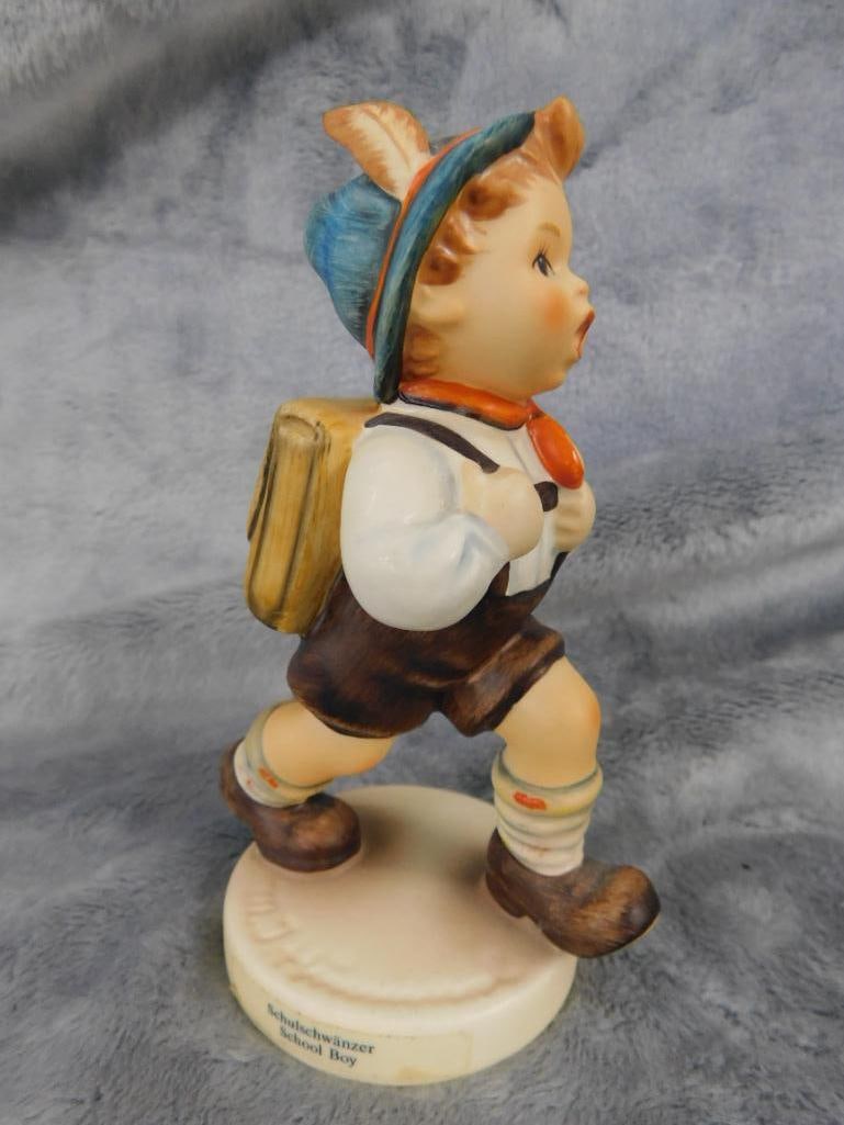 Goebel - M.I. Hummel - 4 Pieces - #822 "School Boy" - #198 "Home From Market" - 2