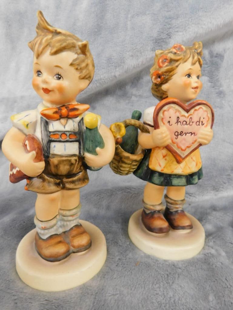 Goebel - M.I. Hummel - 4 Pieces - #822 "School Boy" - #198 "Home From Market" - 5