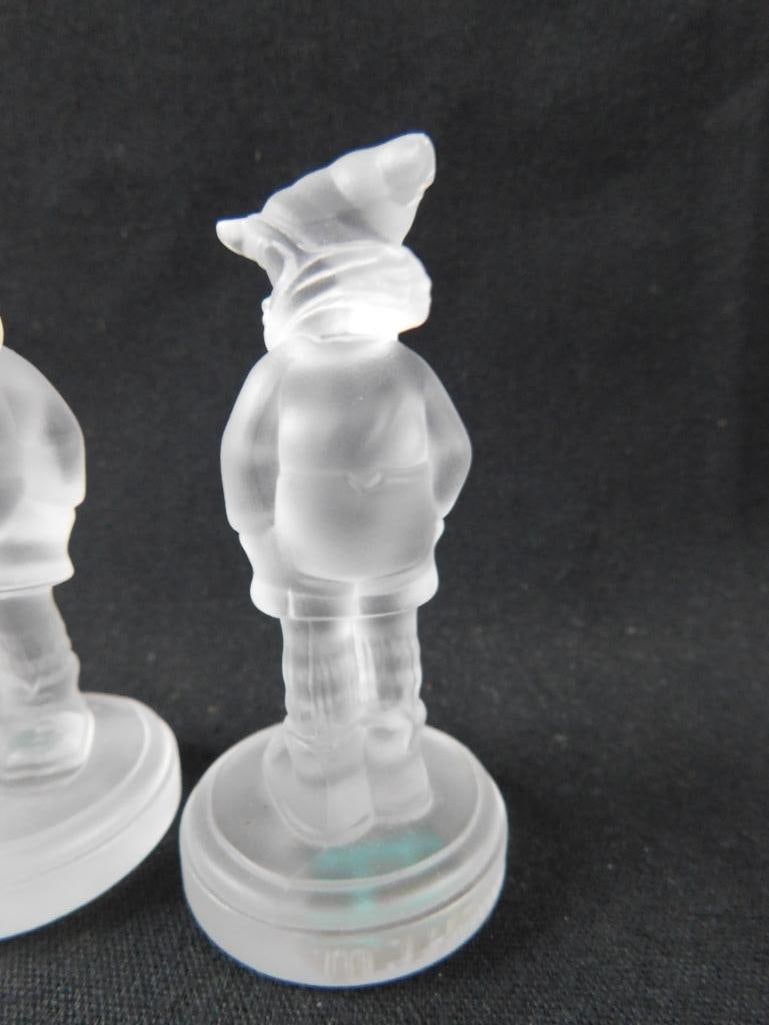 Goebel Crystal - M.I. Hummel - 5 Pieces - All About 3" Tall - 8