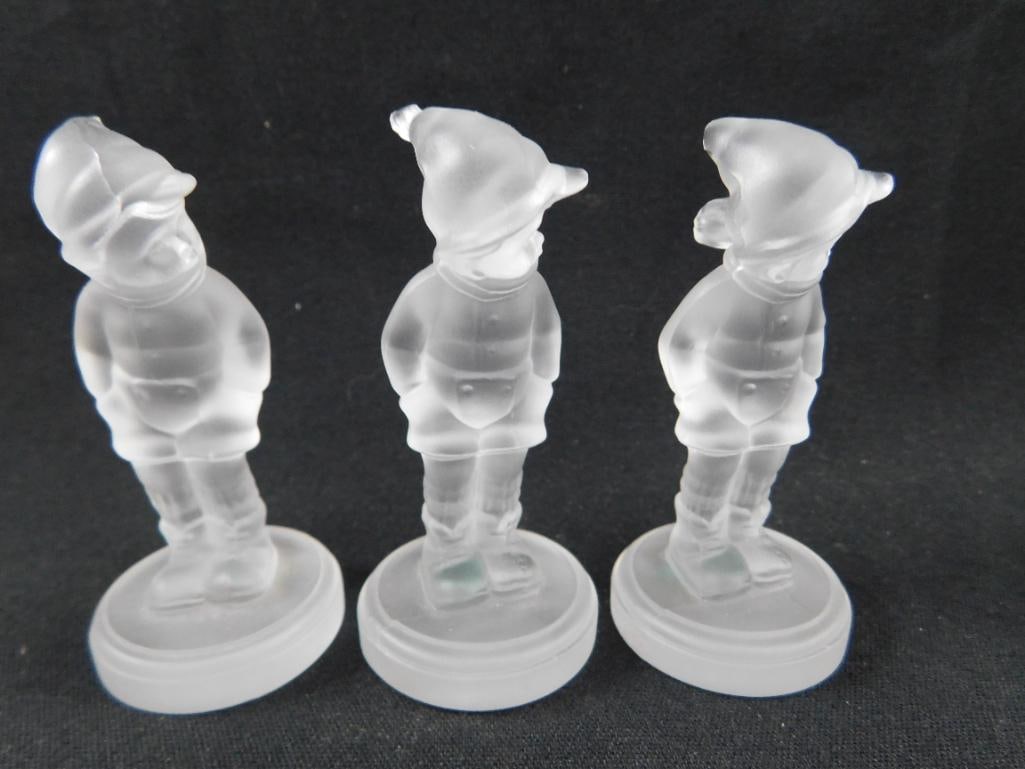 Goebel Crystal - M.I. Hummel - 5 Pieces - All About 3" Tall - 9