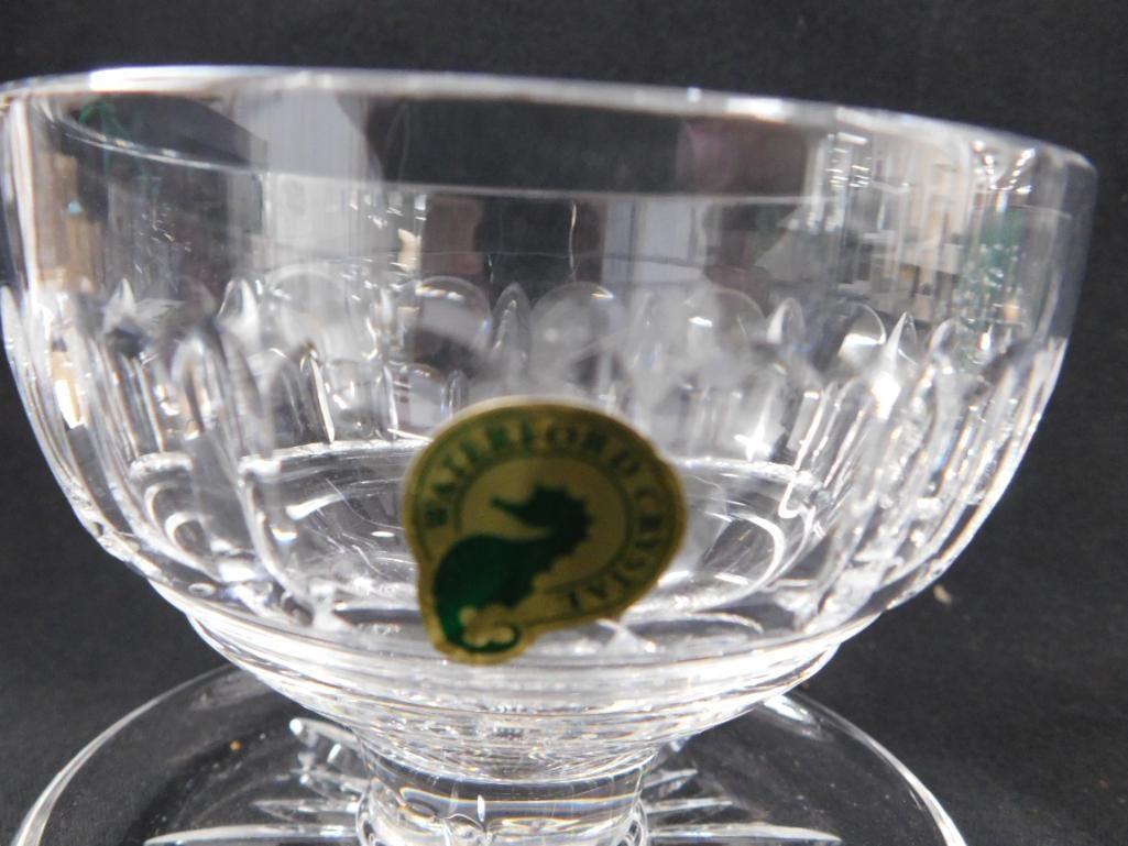 Waterford Crystal - Lidded Candy Dish 5" x 5.5" - 2 Footed Bowls 3.25" x 4" - 8